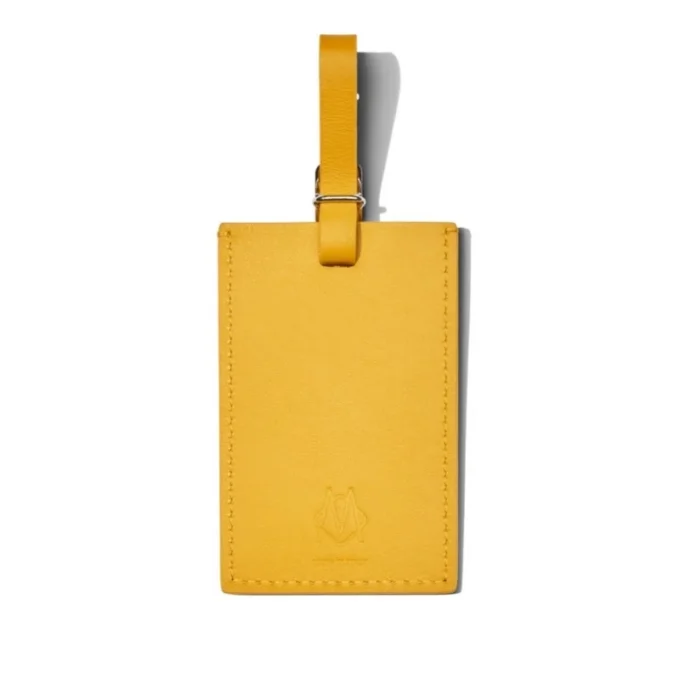Yellow Honey Personalized Leder Luggage Tags